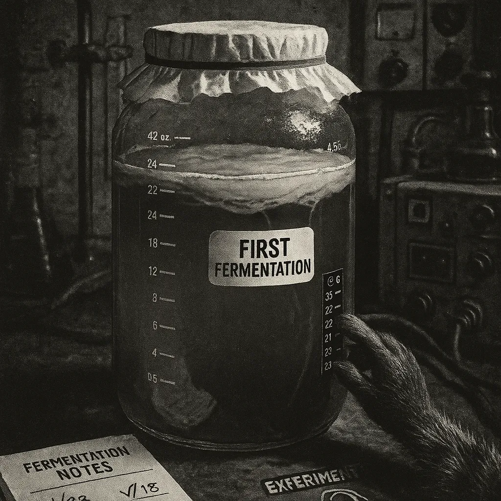 Kombucha first fermentation setup