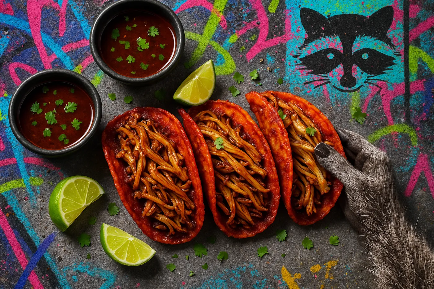 Mushroom Birria Tacos