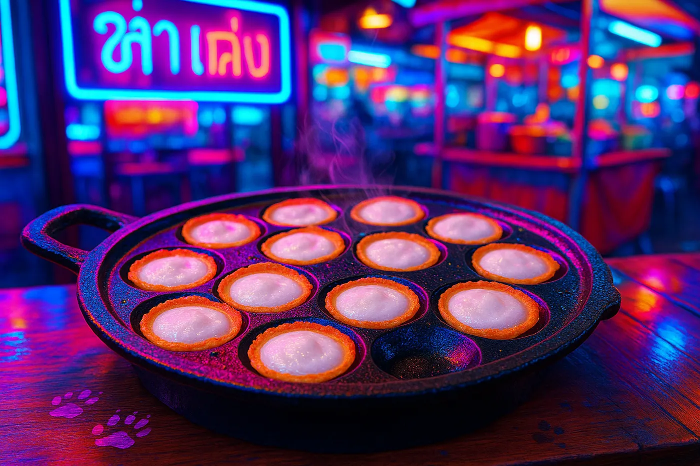 Thai Coconut Pancakes (Khanom Krok)