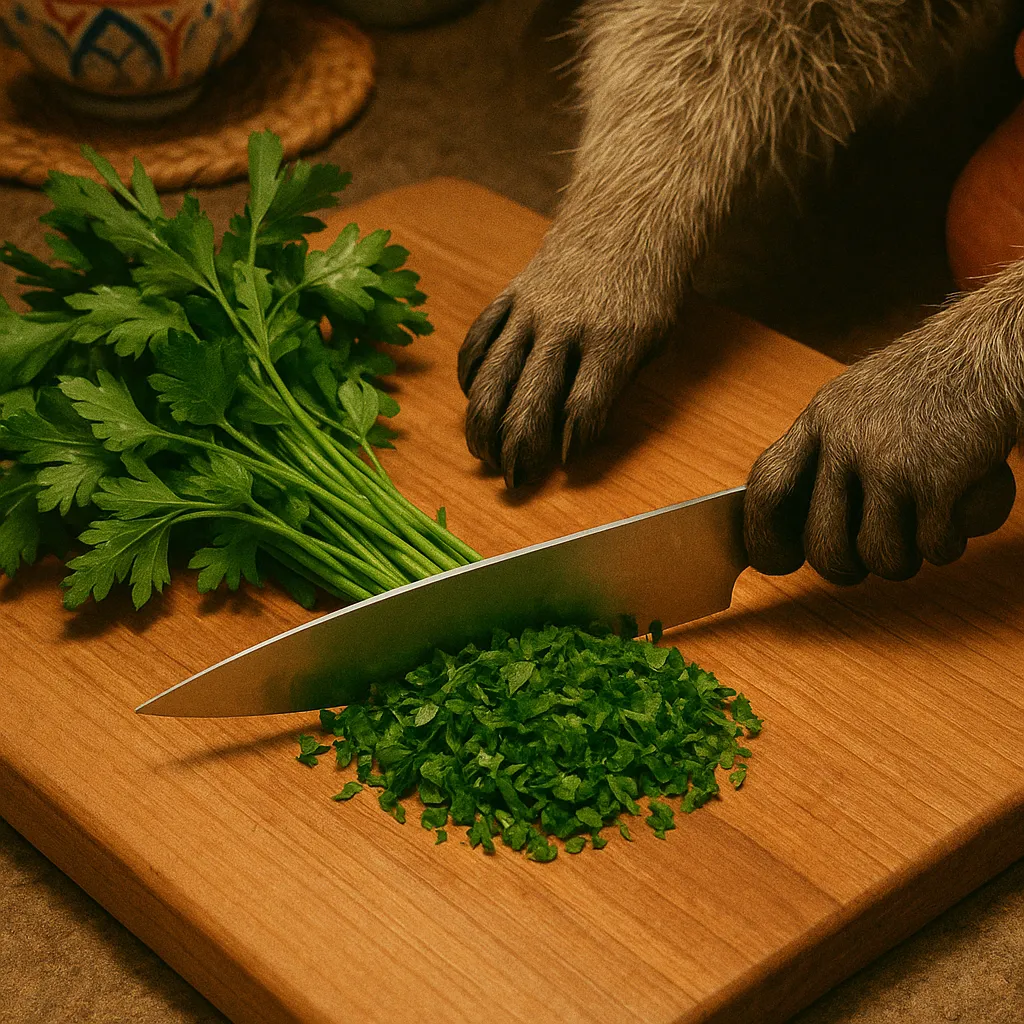 Parsley preparation technique