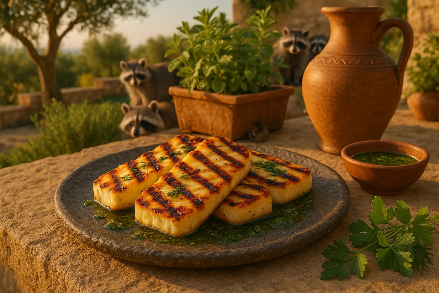 Lebanese Grilled Halloumi