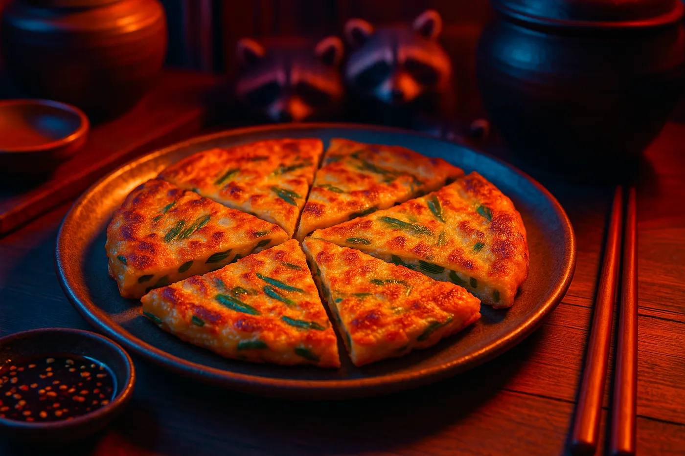 Korean Scallion Pancakes