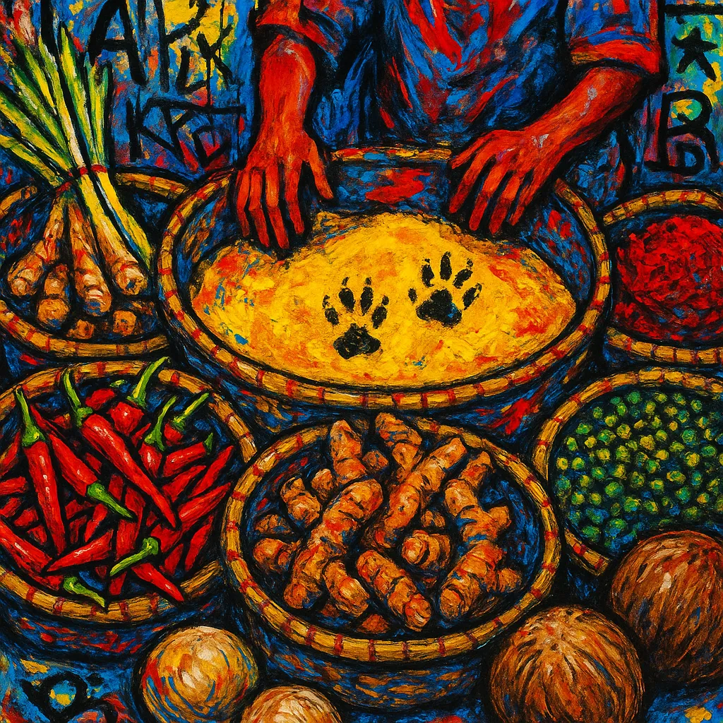 Indonesian spice market